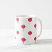 Mug Pretty Pink tulip pattern (Devant droit)