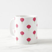 Mug Pretty Pink tulip pattern (Devant gauche)