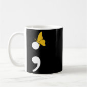 Mug Prévention de la dépression du suicide papillon (Gauche)
