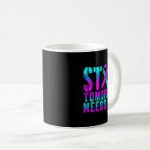 Mug Prévention de la sensibilisation au ruban violet s (Devant droit)