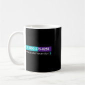 Mug Prévention du suicide 1-800-273-8255 (Gauche)
