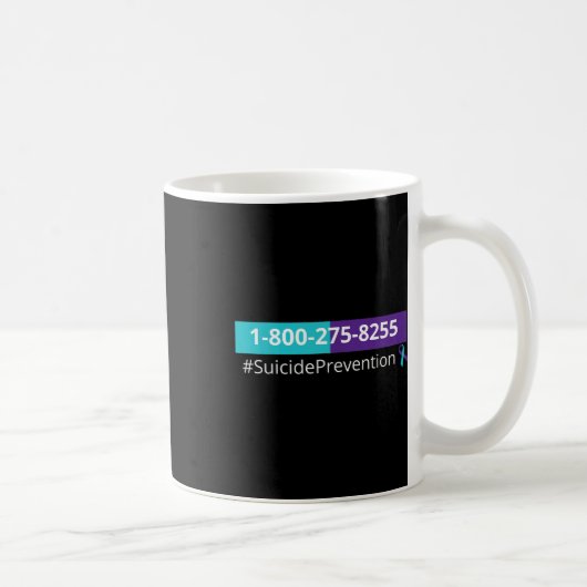 Mug Prévention du suicide 1-800-273-8255 (Droite)