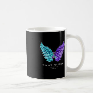 Mug Prévention du suicide Ailes et ruban Sensibilisat