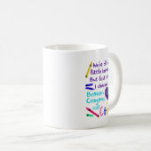 Mug Prévention du suicide Crayons cassés Couleur encor (Devant droit)