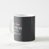 Mug Prévention du suicide J'ai le temps d'écouter  (Devant gauche)