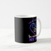 Mug Prévention du suicide masculin sarcelle violet en (Devant droit)