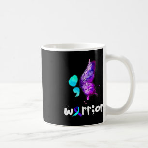 Mug Prévention du suicide par l'aquarelle de papillon