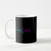 Mug Prévention du suicide Sens point-virgule Restez Cœ (Gauche)