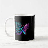 Mug Prévention du suicide Sensibilisation digne d'amou (Gauche)