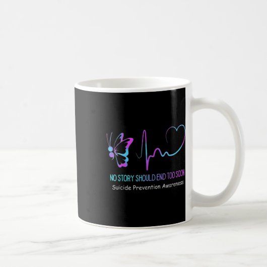 Mug Prévention du suicide Sensibilisation Point-virgul (Droite)