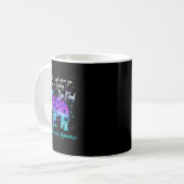 Mug Prévention du suicide Sensibilisation Tournesol Él (Devant gauche)