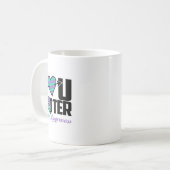Mug Prévention du suicide Sensibilisation Turquoise Vi (Devant gauche)