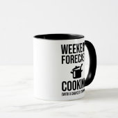 Mug Prévision de fin de semaine - Cuisine (Devant droit)