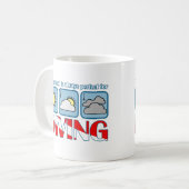 Mug Prévision pour la plongée (Devant gauche)