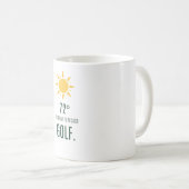 Mug Prévisions d'anniversaire de golf pour golfeur (Devant droit)