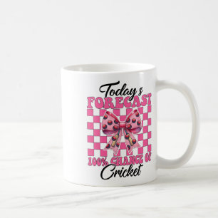 Mug Prévisions d'aujourd'hui 100% Fille joueuse de cri