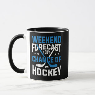 Mug Prévisions de fin de semaine 100 % Hockey