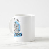 Mug Prévisions de week-end 100% de chance T-Shirt (Devant gauche)