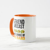 Mug Prévisions de week-end - 100 % de chances de bars (Devant gauche)