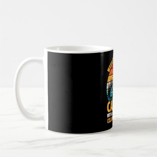 Mug Prévisions de week-end de camping 100% de chance d (Gauche)