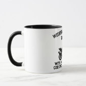 Mug Prévisions de week-end en moto... drôle de moto (Gauche)