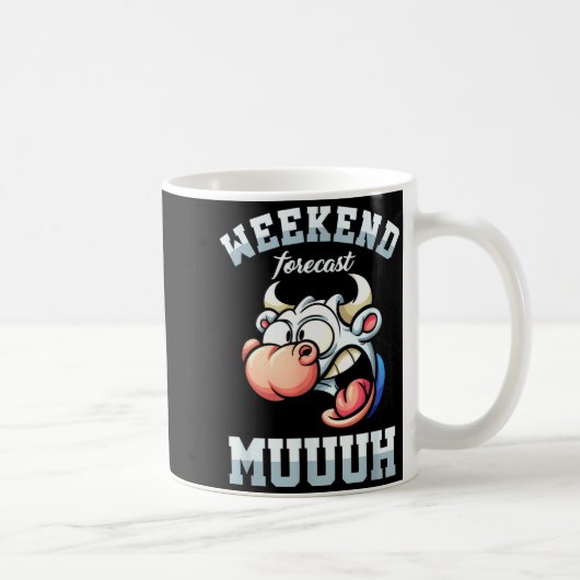 Mug Prévisions de week-end pour le vendredi de vacance (Droite)