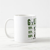 Mug Prévisions météo dicton drôle de golf (Gauche)