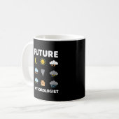 Mug Prévisions météorologiques du futur météorologue (Devant gauche)