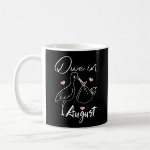 Mug Prévu pour Août Fun Cygne Portant un Nouveau Bébé