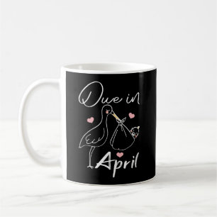 Mug Prévu pour avril Cygne drôle portant un nouveau bé
