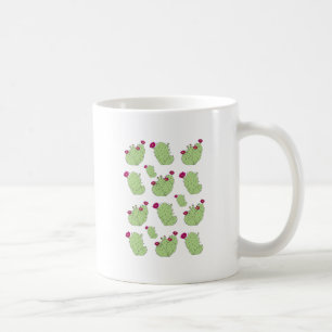 Mug Prickly Pear Motif Texas State Plante Cactus Love