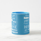 Mug Pride-Attributs de l'infirmière/Aqua Blue (Centre)