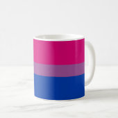 Mug Pride bisexuelle (Bi Drapeau) (Devant droit)