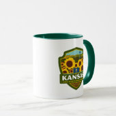 Mug Pride d'état | Kansas (Devant droit)