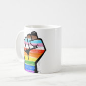 Mug Pride du progrès inclusif (Devant gauche)