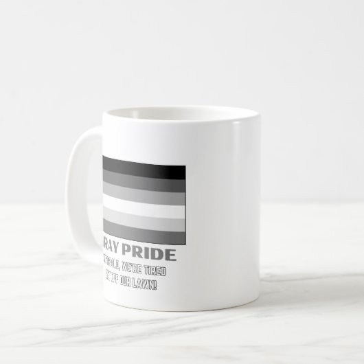 Mug Pride gris (Devant gauche)