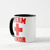 MUG PRIDE SPERM DONOR DISPENSER FUNNY HALLOWEEN COSTUM (Devant gauche)