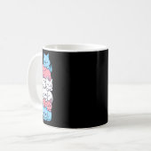 Mug Pride transgenre Chat Lgbt Transflag Chats mignons (Devant gauche)