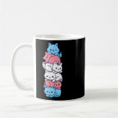 Mug Pride transgenre Chat Lgbt Transflag Chats mignons (Gauche)