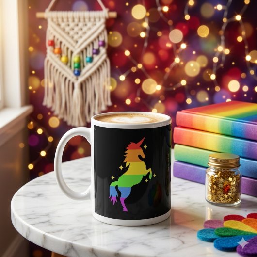 Mug PrideVibe Licorne Arc-en-ciel