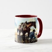 Mug Prier Cowboy (Devant droit)