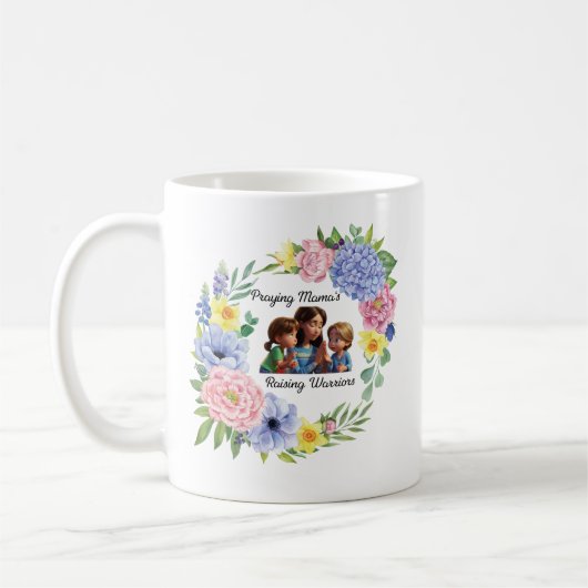 Mug Prier maman Fête des Mères chrétiennes (Gauche)