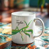 Mug Prier Mantis en vert vif Personnalisé