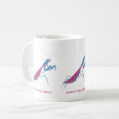 Mug Prier Mantis Texte personnalisé (Devant gauche)