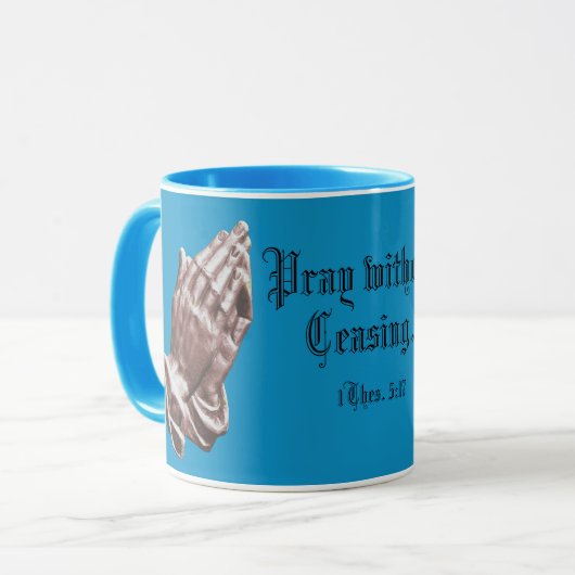 MUG PRIER SANS CESSER (Devant gauche)
