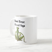 Mug Prier vert Mantis Yoga Personnalisé (Devant gauche)