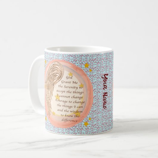 Mug Prière Angel Serenity (Devant gauche)
