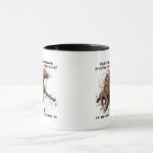 Mug Prière aux courses de cheval (Centre)