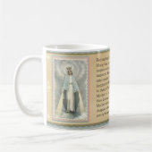 Mug Prière bénie de Vierge Marie Memorare (Gauche)