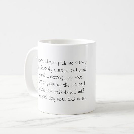 Mug Prière catholique de Novena (Devant gauche)